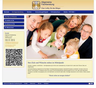 Reference to project Allgemeine Fachberatung <small>Website & CMS</small> (1/5)