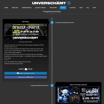 Reference to project Unverschämt Karlsruhe <small>Website & CMS</small> (3/5)